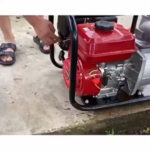 4-Stroke Gasoline Engine Water Pump 2 Inch /3 Inch Gasoline Water Pump with 8.5HP Engine Manual Start Oil Level Alarm Gasoline Engine Water Pump Agriculture Self Priming Pump