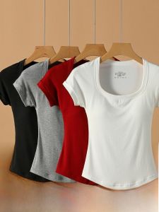 ZISU | U-neck Pad-free T-shirt