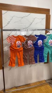 Setelan Baju Anak Perempuan LABUBU Babyterry 1-5 Tahun Viral Terbaru