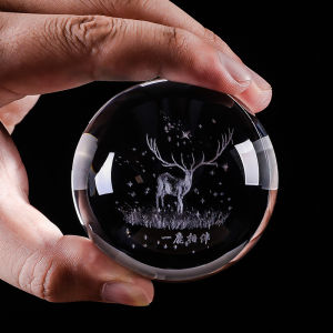 Glowing Crystal Ball Night Light Creative Desktop Decoration Birthday Gift for Girlfriend Mens Birthday Celebration Decoration