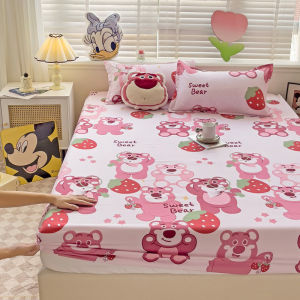 Đồ chơi câu chuyện Winnie The Pooh bedsheet với garter Disney khâu fittedsheet dễ thương phim hoạt hình bedsheet
