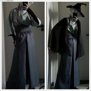 Complete Set Cosplay Costume Samurai Wizard Halloween Outfit Full Body Suit Ancient Chinese Mythology Theme No Brand