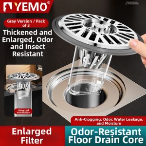 YEMO | Insect-proof Odor-blocking Hair Filtering Bathroom Drain Core