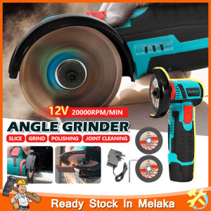 Cordless Angle Grinder cutting 12V 80mm 3" Portable Grinding Machine Cutting Electric Grinder Power Tool rechargeable Battery Brushless Diamond Cutting Wheel Mini