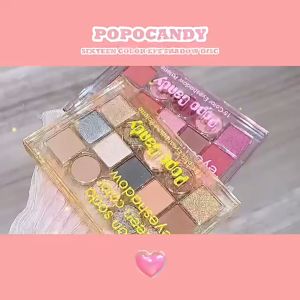 Popo Candy Fifteen Color อายแชโดว์พาเลต 15 ช่อง - ชุดอายแชโดว์พาเลต 15 ช่อง สุขสำหรับเสมอ
