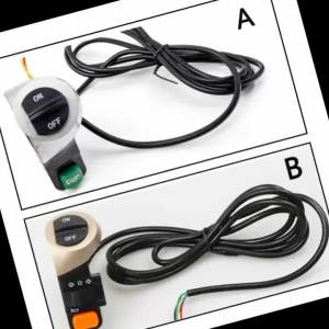 E-Bike Thumb Throttle With LCD Digital Battery Voltage Display 12V-72V Switch Electric Scooter Finger Throttle Multifunction