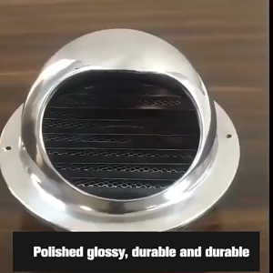 304 Stainless Steel Hood 3-6in Rain Cover Ventilation Vent Breathable Exhaust Cap Exhaust Pipe Cover Range hood exhaust pipe