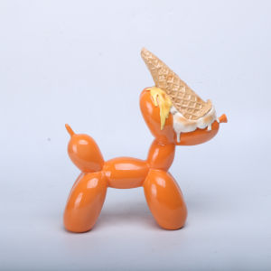 Balloon Dog Statue Modern Pop Art Sculpture for Home Decor Colorful Resin Figure Unique Gift for Art Lovers Party Decoration