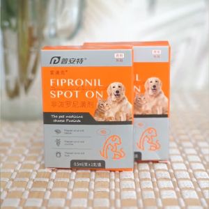 PUAINTA Obat Tetes Kutu Perawatan Tepat untuk Kucing dan Anjing Anti Kutu dan Kutu yang Ditargetkan pada Obat Anti Kutu Kucing Anjing