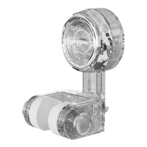 HALEXIONG | Suction Mount Shower Caddy Adjustable No-drill Mobile Child-friendly