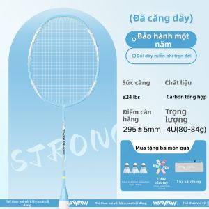 WAVAW | Vợt Cầu Lông Carbon Fiber Nhẹ Bền Chuyên Nghiệp