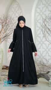 Afna Ziva Abaya Outer Dress Gamis Abaya Turki Outer Baju Busana Pakaian Muslimah Syari
