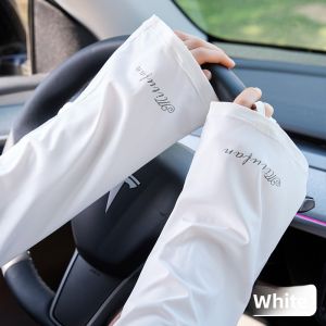 MiiOW | Cat Woman Ice Silk Sun Protection Sleeve Covers Loose Driving Cycling Arm Protector Shade For Female Drivers Summer UV Protection