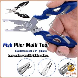 Digeo Fish Plier Braid Multi Tool Scissor Opener Tackle Control Remover Lure Bait Cutter Fly Line Wire