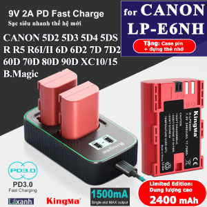 Dock sạc đôi pin máy ảnh Canon LPE6 LP-E6NH Blackmagic 4K 6K Canon EOS R6 R5 R 5D2 5D3 5D4 6D 6D2 7D 7D2 60D 70D 80D 90D XC10 XC15 Canon LP-E6 LPE6 LP E6 E6N LP-E6N LPE6 LP-E6 LPE6NH LP-E6NH