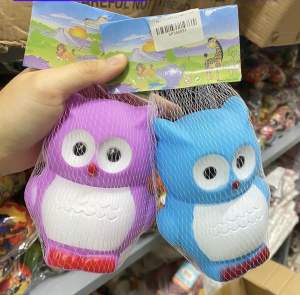 Túi đồ chơi các hình còn vật bóp kêu chit chit bồn tắm bé