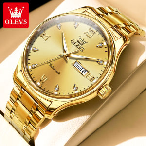 OLEVS | Automatic Stainless Steel Mens Mechanical Watch Waterproof