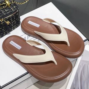 JIFANPAUL | Womens Summer Outdoor Fashion Thick Sole Anti-Slip Flip Flops