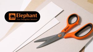 กรรไกรสแตนเลส Heavy Duty รุ่น HEA จำนวน 1 เล่ม - Elephant กรรไกร (1 เล่ม)