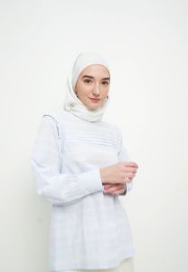 MFMW Gingerale Atasan Blouse Biru
