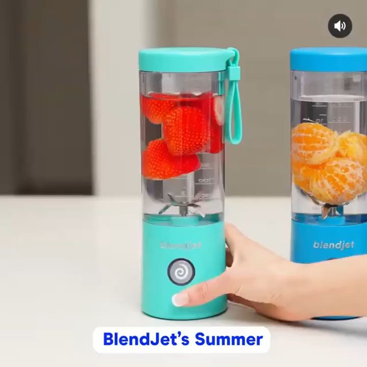 BLENDJET SMART BLENDER Rechargeable Electric Fruit Juicer Portable Juice Cup Blender USB Wireless Portable Fruit Juicer