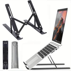 Giá Đỡ Máy Tính Xách Tay Bằng Hợp Kim Nhôm Có Thể Gập Lại Điều Chỉnh Độ Cao Bàn Làm Việc Di Động Giá Đỡ Máy Tính Xách Tay Cho MacBook Và Máy Tính Bảng Giá Đỡ Làm Mát Bằng Kim Loại