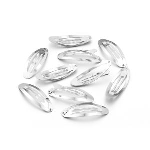 10pcs/pack Iron Oval BB Hair Clips 4-6cm Simple Hairpin Barrettes for DIY Handmade Headwear Hair Tools Crafts Accessories