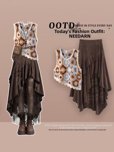 NEEDARNA | Bohemian Mielade Style Summer Long Dress