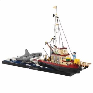 Creative Advanced Great White Shark Building Blocks