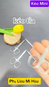 Kéo Cắt Mi Tỉa Lông Mày Kéo Cắt Mi Mini_Kéo Nhỏ_Phụ Liệu Mi Hà