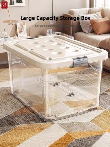 Large Capacity Durable Transparent Storage Box