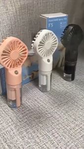Handheld Fan Mini Mist Air Cooler Portable USB Rechargeable FL06 Cooling Humidifier Summer Heat Dissipation Spray Fan