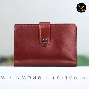 [VALQO] NEVA Dompet kartu Kulit sapi Dompet Kecil Dompet Wanita Dompet Pria Dompet Kartu Nama Id Card Holder