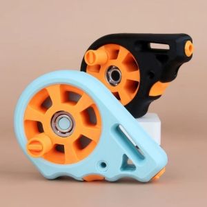 Aitemay Túi Ống cuộn dây câu Mini Tay cuộn dây Xách Tay nhựa ABS Trọng Lượng Nhẹ thao tác một tay đồ nghề câu cá ngoài trời Với Móc Cho Người Đi Du Lịch