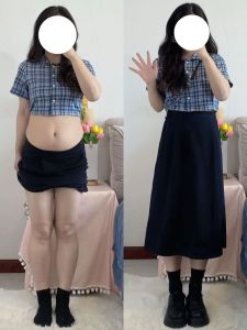 High Waist A-Line Midi Skirt Set for Women in Black plus Size Spring Summer Fashion Commute Style Button Detail Polyester Fiber