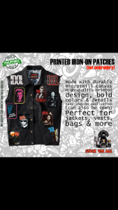 BILLY IDOL -inspired Printed Iron-On DIY Patches for Jacket Decoration. Features 2026 patches with band logos and album art. Suitable for customizing denim jackets. Ideal for rock music enthusiasts.
