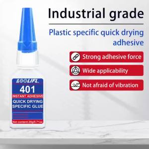 LOOLIFL | 406 Multi-Purpose Super Glue Cyanoacrylate Adhesive Instant Fast Adhesive Rubber Wood Glass Stronger All Bonding Tool
