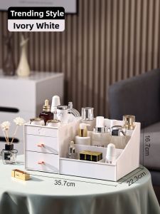 YINGYOUMEI | Mirror Drawer Style Large Capacity Makeup Organizer