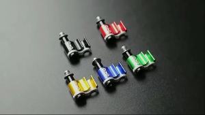 New 5PCS Cable Guide Aluminum Alloy Adapter Bike Brake Shift Cable Clamps Hydraulic Hose Holder With WrenchAcc