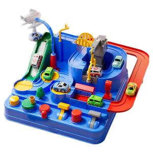 BABYSHOME | Educational Racing Car Adventure Toy Set For Kids Over 3
