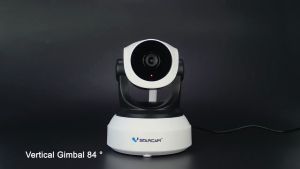 VStarcam กล้องวงจรปิดภายในอาคาร รุ่น C24S เครือข่ายไร้สาย 1080P IP Camera ความละเอียด 3 ล้านพิกเซล ตรวจจับความเคลื่อนไหว ควันไฟ ภาพกลางคืนชัด สื่อสาร 2 ทาง Ai เทคโนโลยี จัดเก็บข้อมูลบนคลาวด์ได้ รองรับ MicroSD card 256 GB - สีขาว