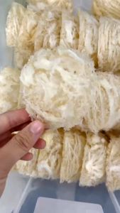 Yến Sào Khánh Hòa Tinh Chế Xơ Mướp Đắp Chân Dewis Nest Sợi Ngắn 100% Nguyên Chất 50g/100g - Kèm Hộp Quà