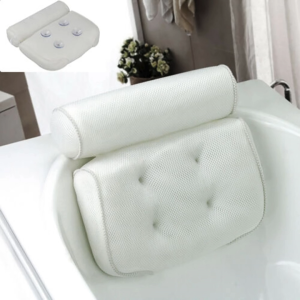 Bantal Bathtub Ramah Lingkungan Nyaman Bantal Mandi Spa Sandaran Kepala Bathtub