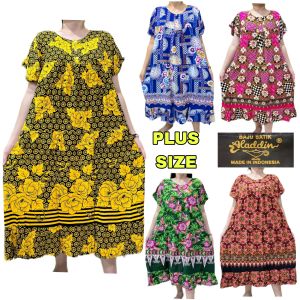BATIK BAJU DRESS SUSUN / BAJU BATIK TIDUR FREE SIZE GOOD QUALITY