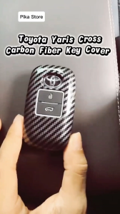 Toyota YARIS CROSS Carbon Marble Key Cover Key Holder Kunci Kereta Case Hev Yaris Cross Accessories