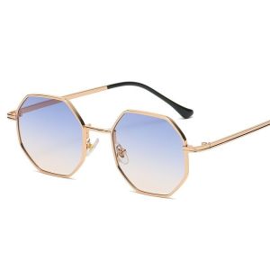 Fashion Sunglasses for Women Fashion Metal Frame Beach Gradient Sunglass Shade