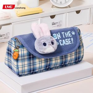 Flip Cartoon Disney Zootopia Soft Pencil Bag Large Capacity