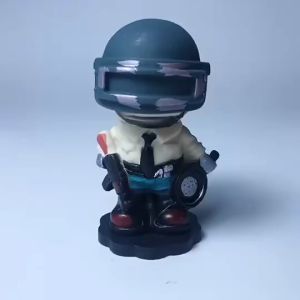 Mini cute ver. PUBG Cake Decoration PVC Toy Model Childrens Boy Birthday Decoration Cake Topper