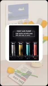 Bicycle Pump Bike Air Pump Mini Portable air pump High Pressure Floor Inflator Tire air pump