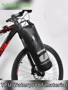 NEWBOLER 2024 Portable Waterproof Bike Fork Bag 5L Portable Bike Bag Electric Scooter Bag Bicycle Front Bag  Bicycle Fork Bag